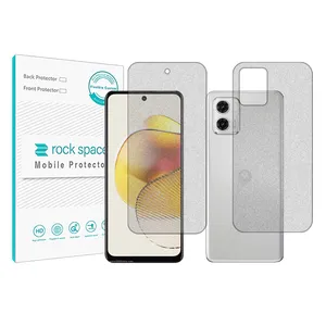 Matte Rockspace HyMTT screen protector suitable for Motorola Moto G73 mobile phone with back protector