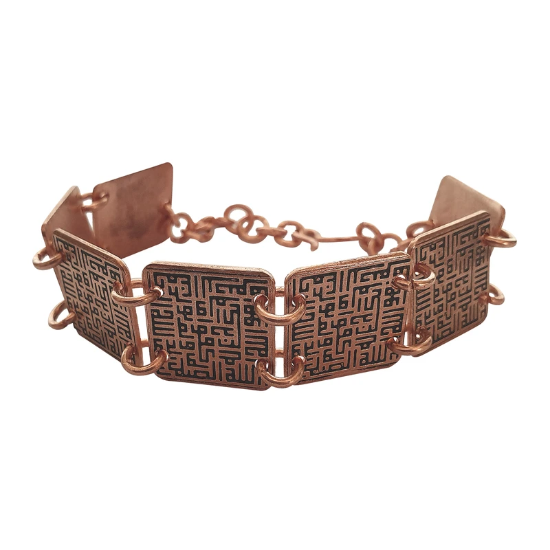  دستبند زنانه نخل زیور کد 296