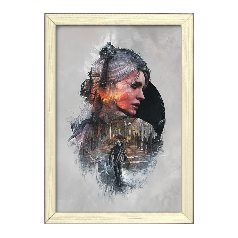 تابلو خندالو طرح  سیری ویچر کد 30930