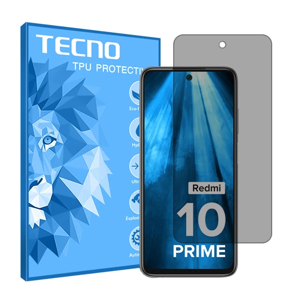 محافظ صفحه نمایش حریم شخصی تکنو مدل Resistant مناسب برای گوشی موبایل شیائومی Redmi 10 Prime