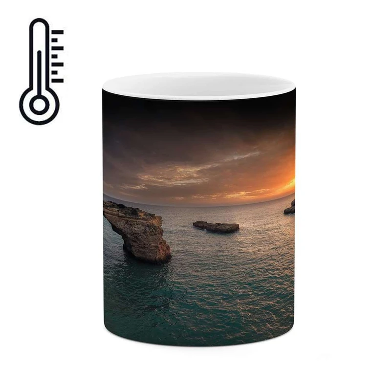 ماگ حرارتی کاکتی مدل منظره کد mgh16475