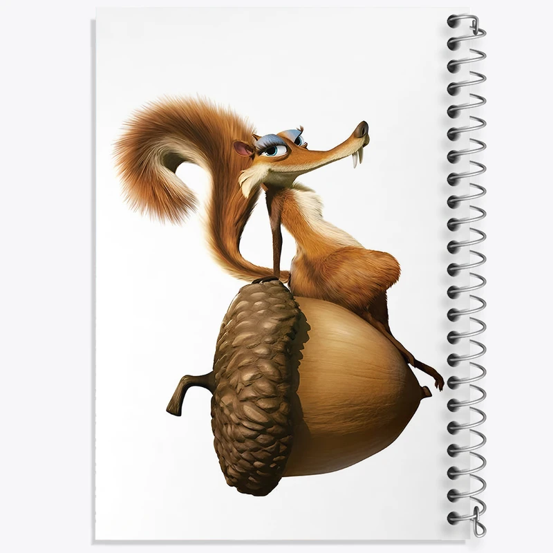 دفتر لیست خرید 50 برگ خندالو طرح عصر یخبندان کد N2876