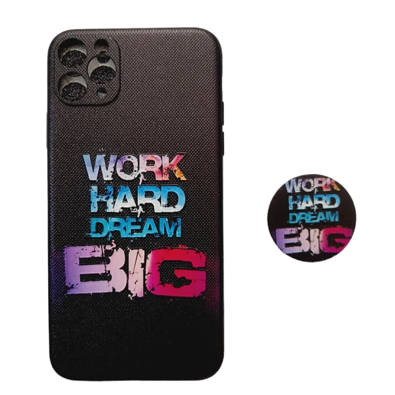 کاور کد ip11pm مناسب برای گوشی موبایل اپل iPhone 11 Pro Max به همراه پاپ سوکت