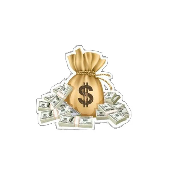 استیکر لپ تاپ طرح سرقت پول کد 055