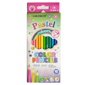 مداد رنگی 12 رنگ مدل پاستلی
