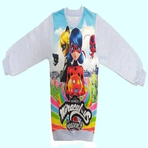 سویشرت دخترانه مدل دختر کفشدوزکی پسر گربه ای کد 09