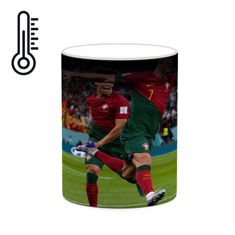 ماگ حرارتی کاکتی طرح Ronaldo رونالدو مدل mgh43167
