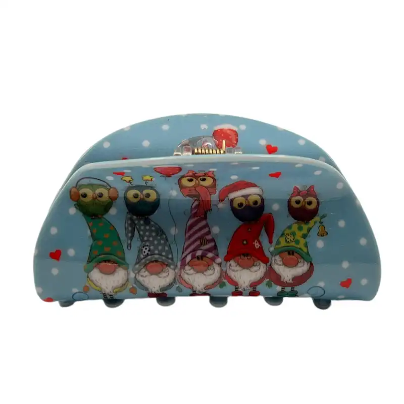 کلیپس مو زنانه منتا مدل چاپی طرح کتوله ها