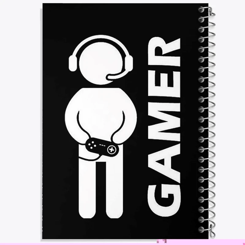 دفتر لیست خرید 50 برگ خندالو طرح گیمر Gamer کد 3892