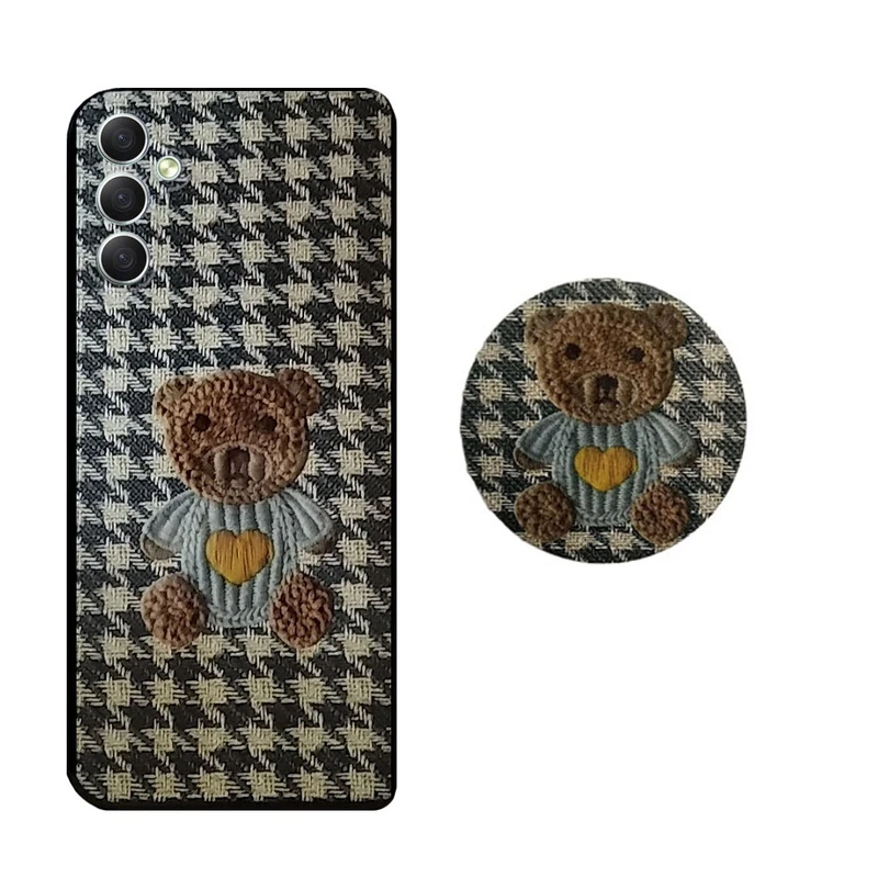  کاور مدل HB 0156 مناسب برای گوشی موبایل سامسونگ Galaxy A14 به همراه پاپ سوکت