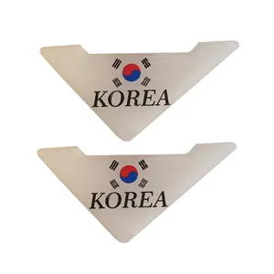 برچسب درب خودرو قطعه سازان کبیر مدل CHS-KOREWH-904 مجموعه 2 عددی 