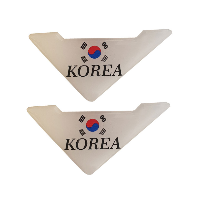 برچسب درب خودرو قطعه سازان کبیر مدل CHS-KOREWH-904 مجموعه 2 عددی 