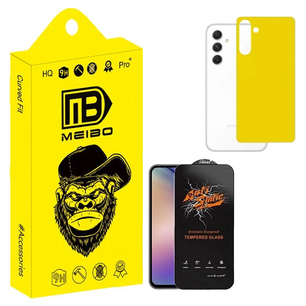 محافظ صفحه نمایش میبو مدل Antistatic Pro مناسب برای گوشی موبایل سامسونگ galaxy a54 به همراه محافظ پشت گوشی