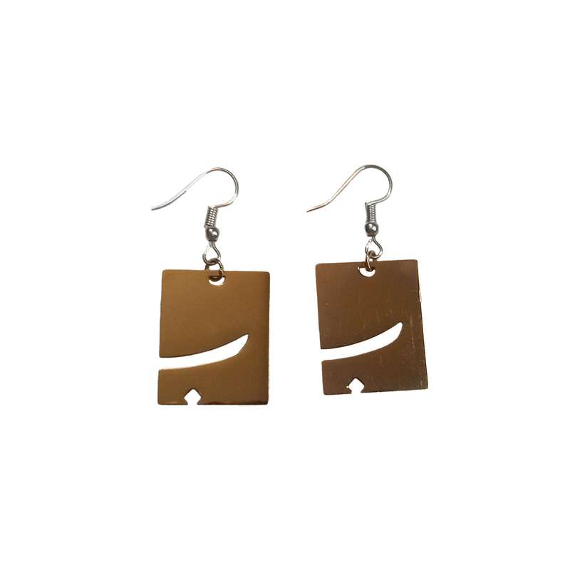 گوشواره دخترانه مدل حرف ب