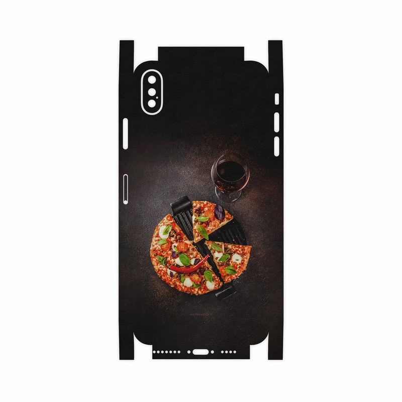 برچسب پوششی ماهوت مدل Pizza-FullSkin مناسب برای گوشی موبایل اپل iPhone XS Max