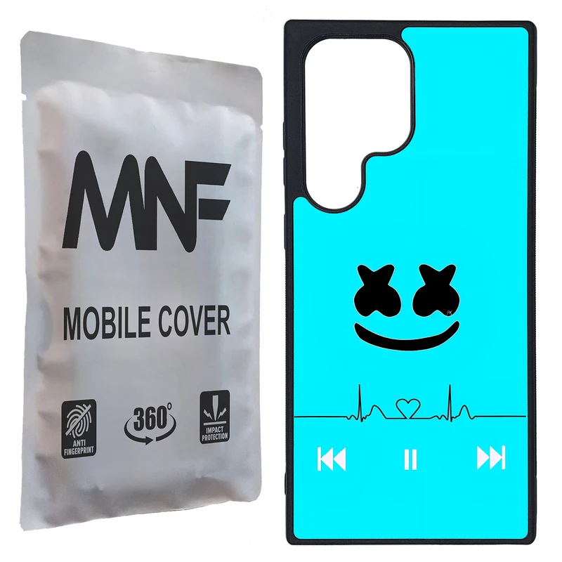 کاور ام ان اف طرح Marshmello کد P-088 مناسب برای گوشی موبایل سامسونگ Galaxy S23 Ultra
