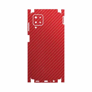 MAHOOT Red-Fiber-FullSkin Cover Sticker for Samsung Galaxy M12