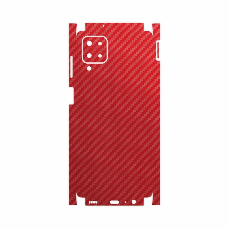 برچسب پوششی ماهوت مدل Red-Fiber-FullSkin مناسب برای گوشی موبایل سامسونگ Galaxy M12