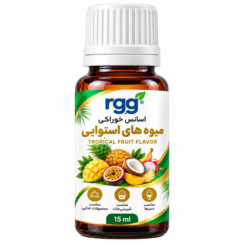 اسانس خوراکی میوه های استوایی - ۱۵ میلی لیتر