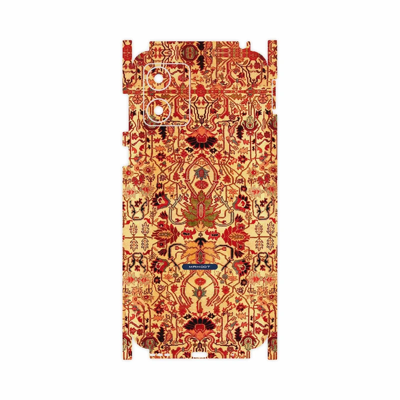 برچسب پوششی ماهوت مدل Persian_Carpet_Yellow-FullSkin مناسب برای گوشی موبایل موتورولا Moto E13