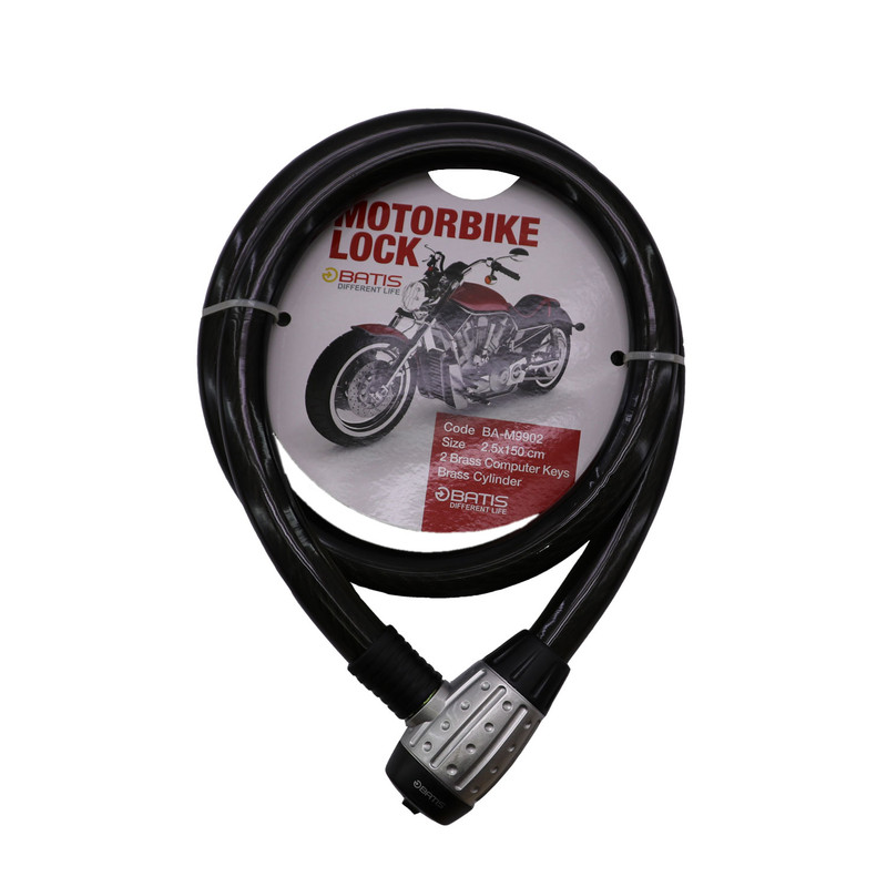 قفل موتور سیکلت مدل کابلی