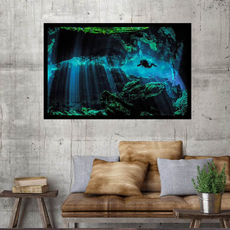 تابلو نوری بکلیت طرح غواصی مدل B-MO1691