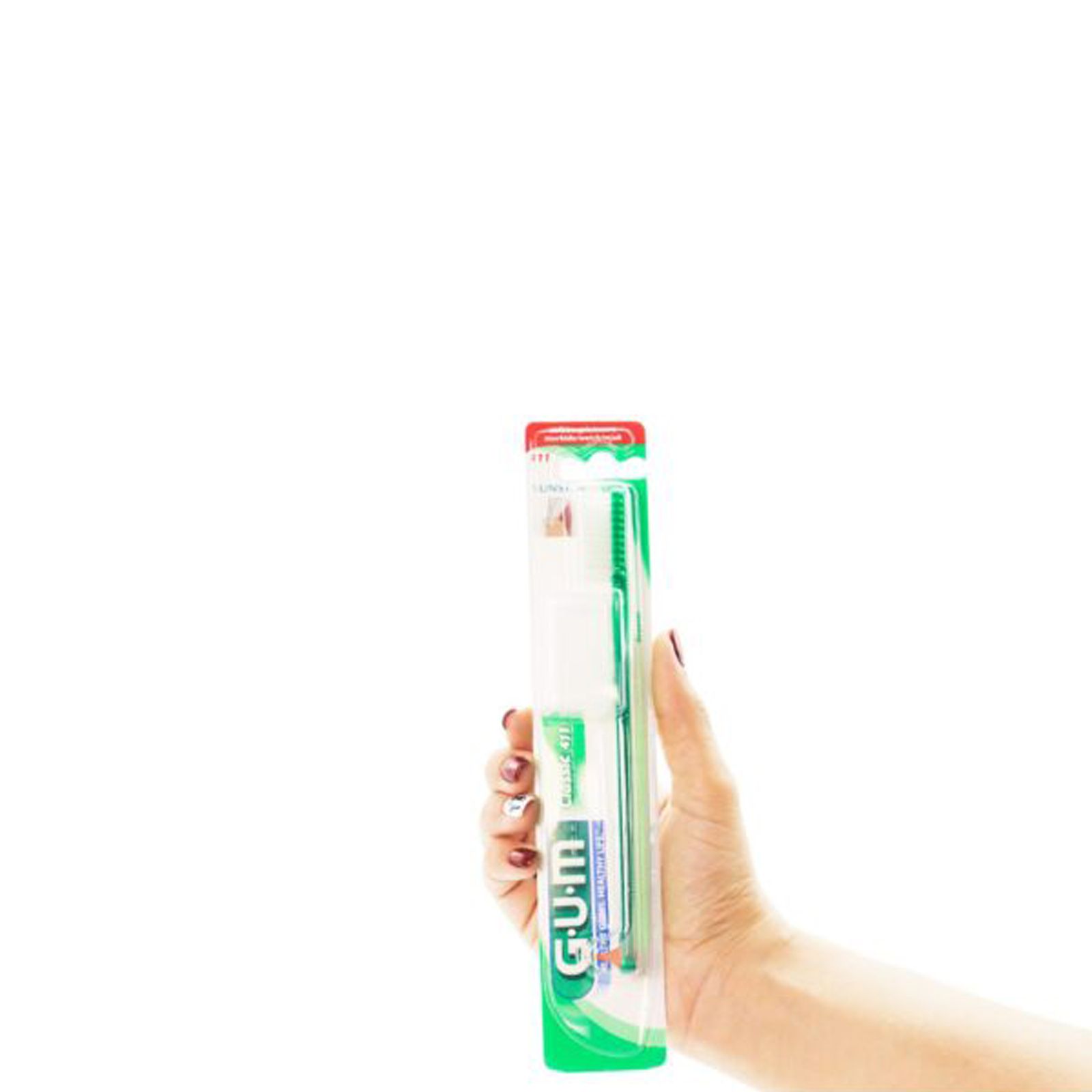 مسواک جی یو ام مدل Classic 411 با برس نرم -  - 5