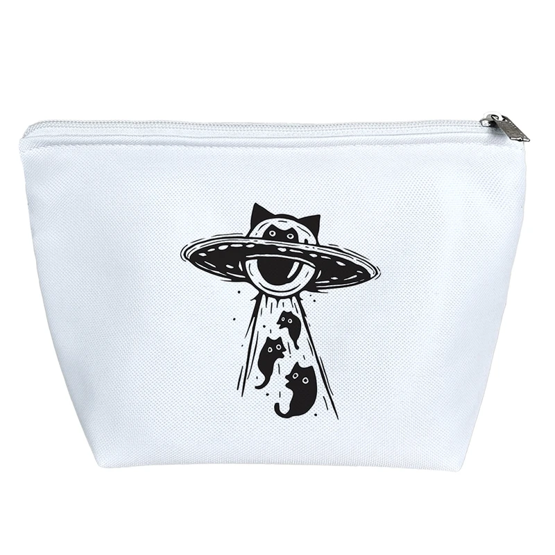 کیف لوازم آرایش دخترانه خندالو مدل گربه فضایی کد 8823