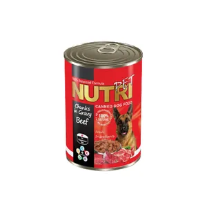 کنسرو سگ نوتری پت مدل Beef وزن 425 گرم