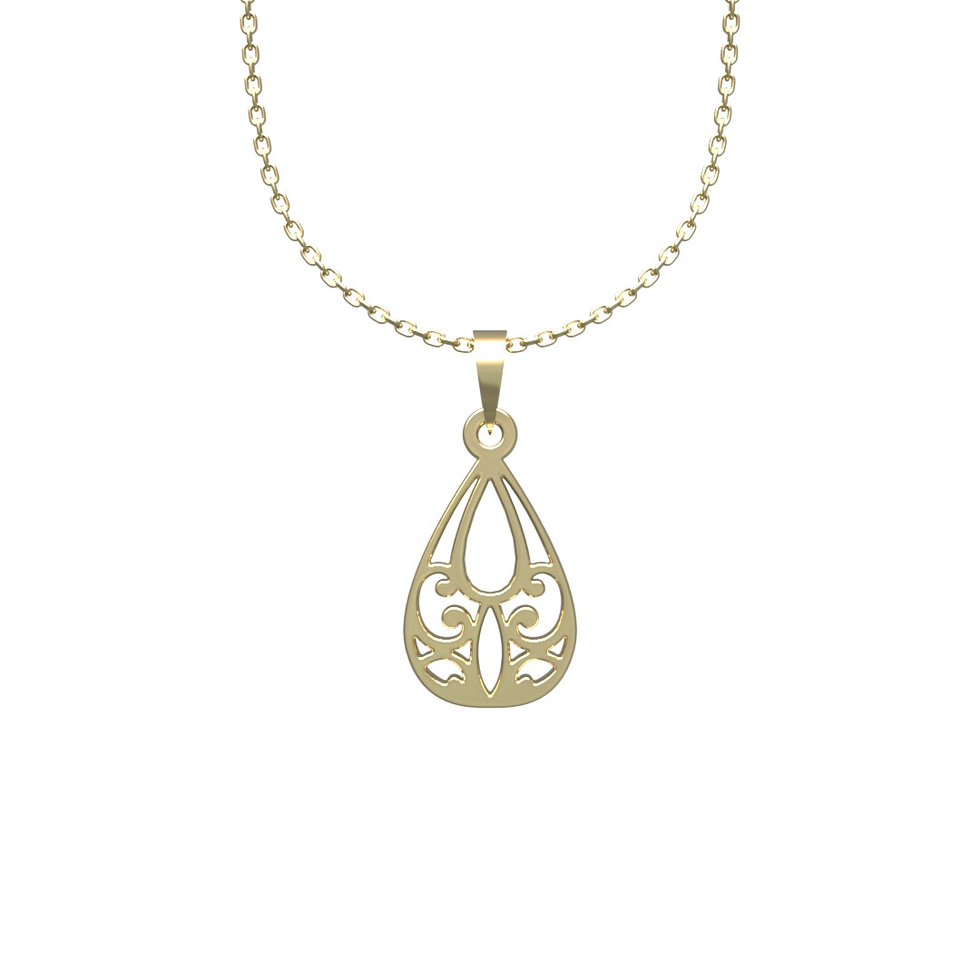 گردنبند طلا 18 عیار زنانه مدوپد مدل هندسی کد TT2-1-1200 گردنبند طلا 18 عیار زنانه مدوپد مدل هندسی کد TT2-1-1200