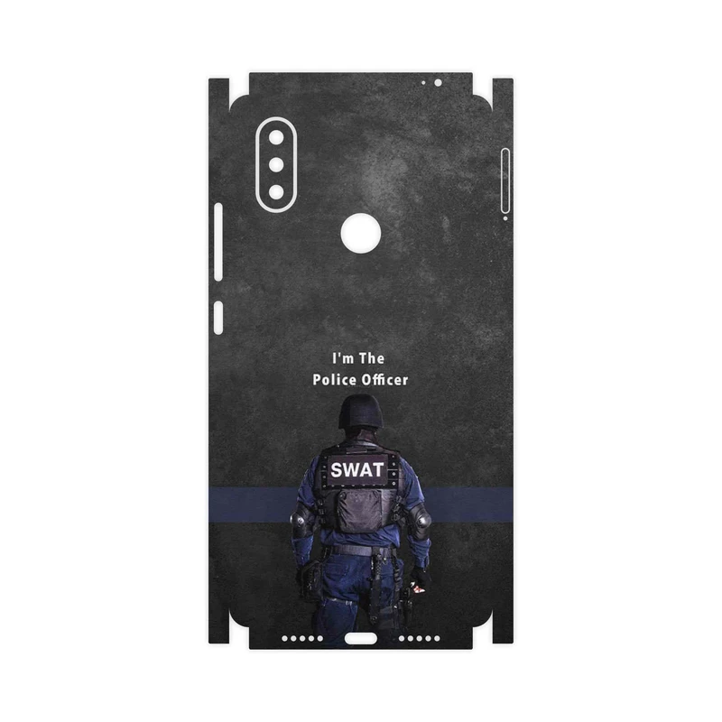 برچسب پوششی ماهوت مدل Police Officer-FullSkin مناسب برای گوشی موبایل شیائومی Mi 8 SE