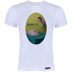 تی شرت آستین کوتاه مردانه 27 مدل Ahh کد MH1572