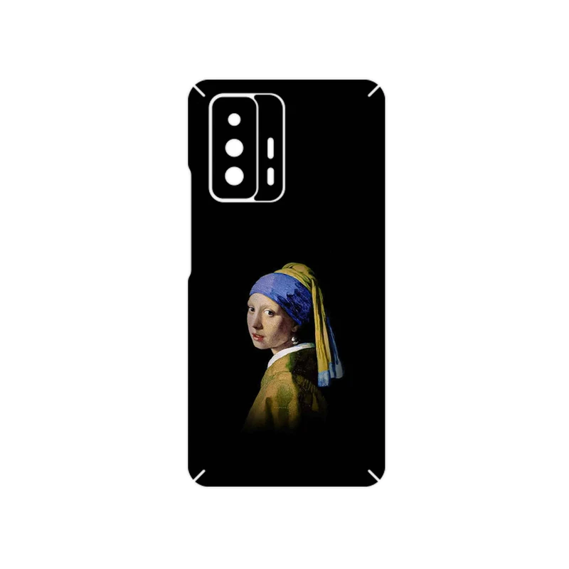 برچسب پوششی ماهوت مدل Girl with a Pearl Earring of Vermeer مناسب برای گوشی موبایل شیائومی 11T 5G