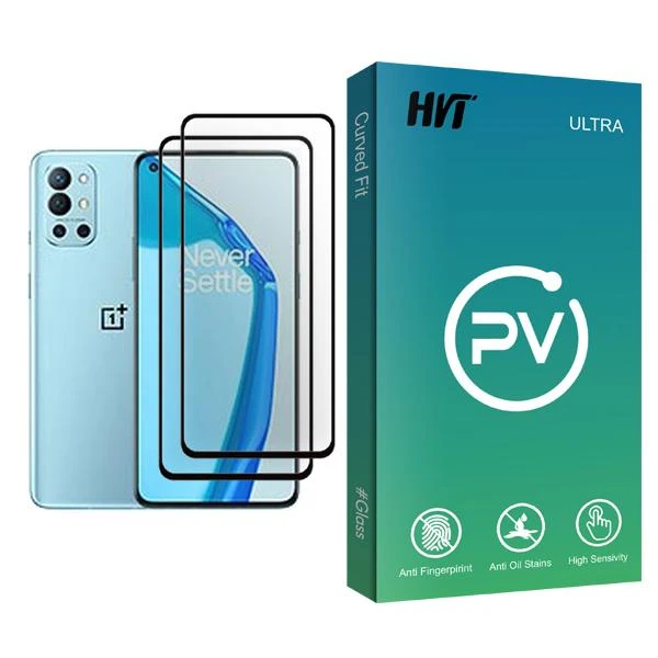 محافظ صفحه نمایش اچ وی تی مدل PV Glass MIX002 مناسب برای گوشی موبایل وان پلاس 9R بسته دو عددی