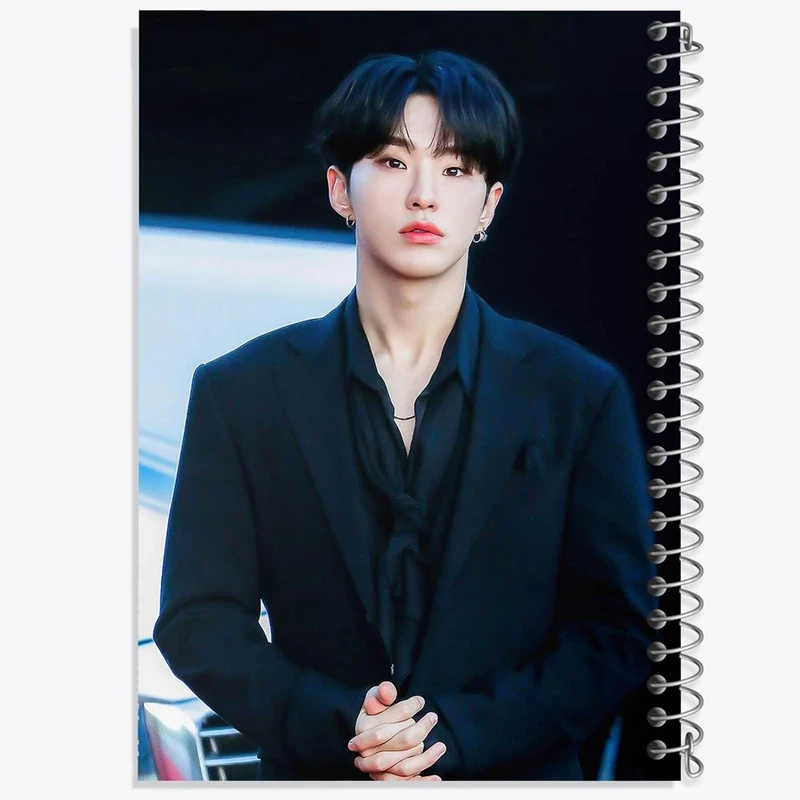 دفتر نقاشی 50 برگ خندالو مدل هوشی گروه سونتین Seventeen کد 12496