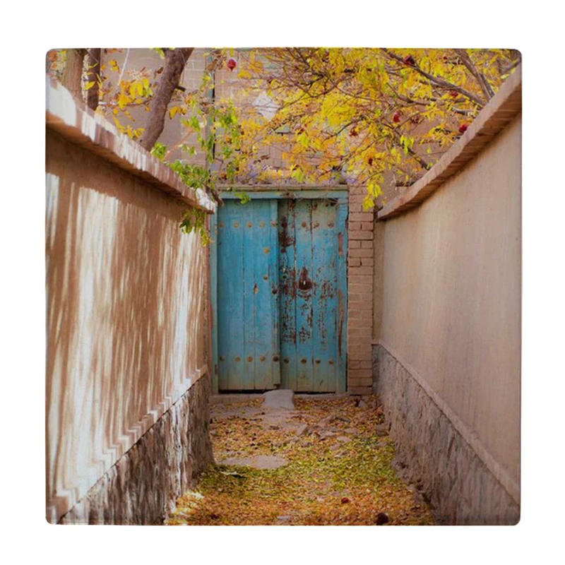 زیر لیوانی طرح کوچه پاییزی کد    3864669_1981