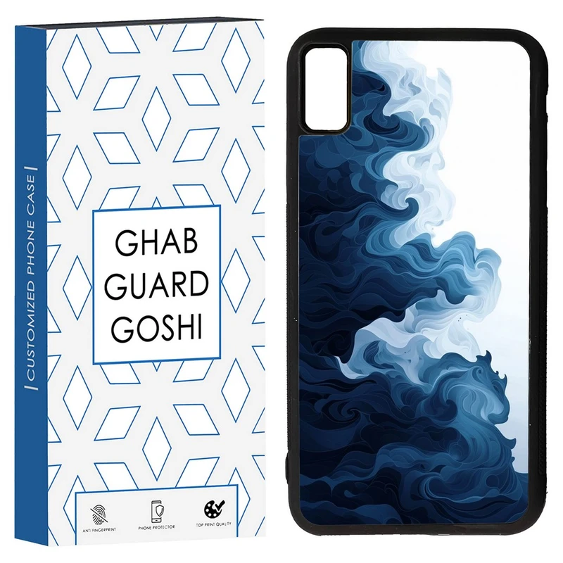 کاور قاب گارد گوشی طرح آبرنگی کد TPU-174 مناسب برای گوشی موبایل اپل Iphone XS / X MAX