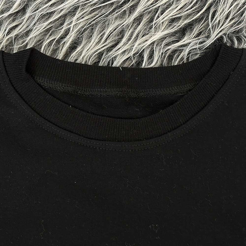 سویشرت زنانه مدل موتور و نوشته رنگ مشکی