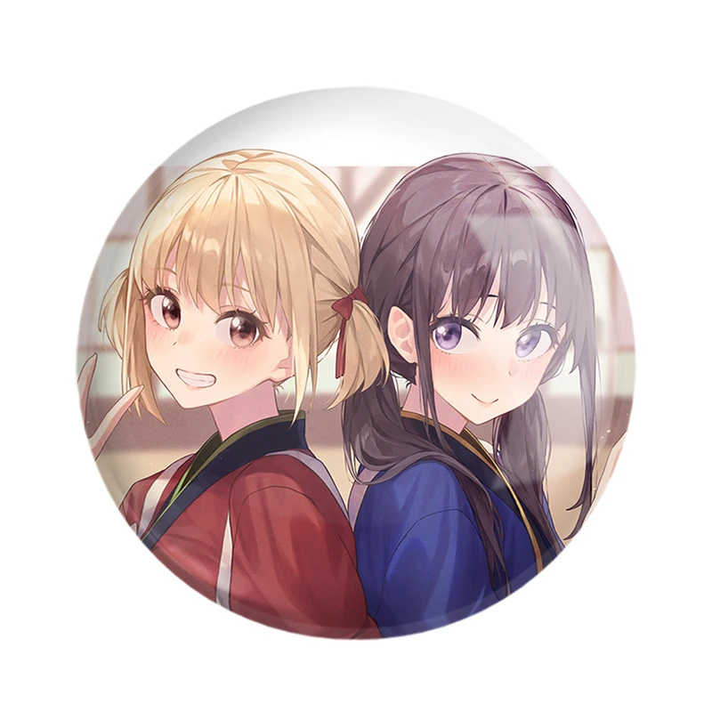 مگنت خندالو مدل تاکینا و چیساتو انیمه لیکوریس ریکویل Lycoris Recoil  کد 23018