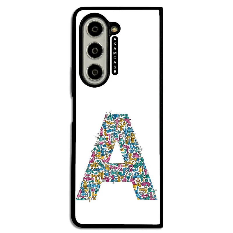کاور آکام مدل AMC-WSGZFOLD5-ALPHADOODLEBET-1 مناسب برای گوشی موبایل سامسونگ Galaxy Z Fold 5