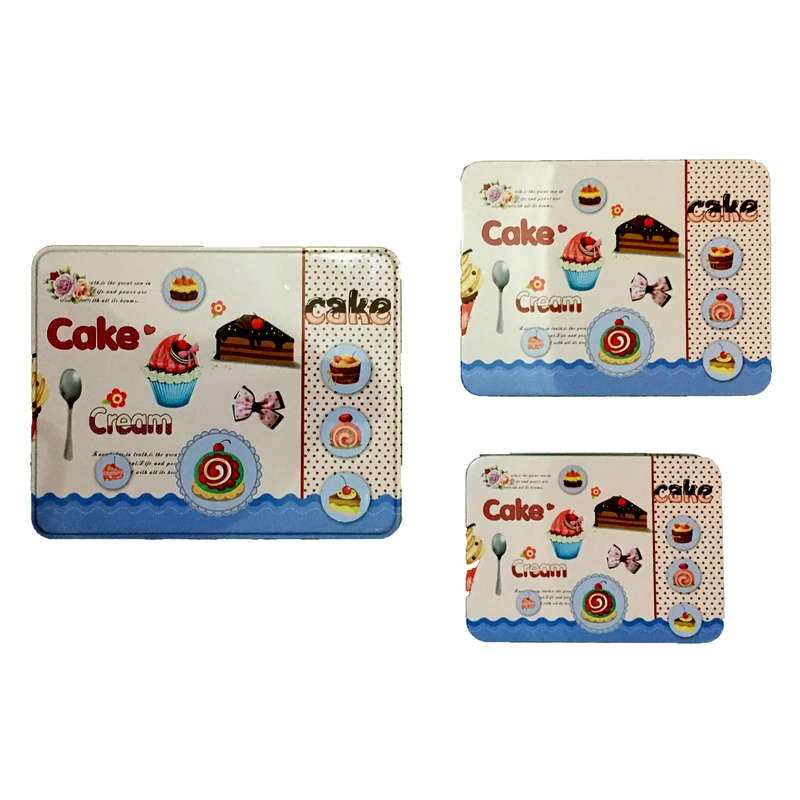 جعبه هدیه مدل کاپ کیک مجموعه 3 عددی