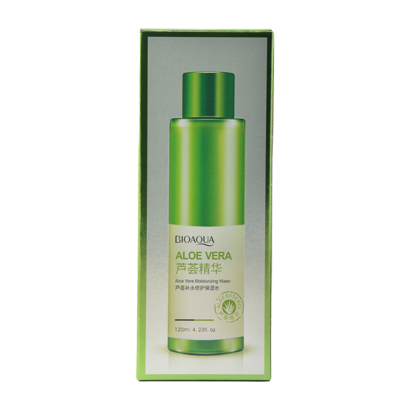 تونر پاک کننده صورت بایو آکوا مدل Aloe Vera حجم 120 میلی لیتر