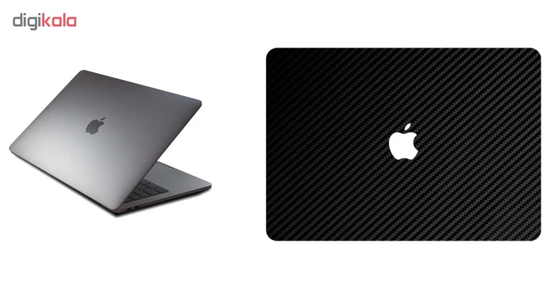 برچسب پوششی ماهوت طرح ‌Black Carbon مناسب برای لپ تاپ Macbook 12inch Retina عکس شماره 2