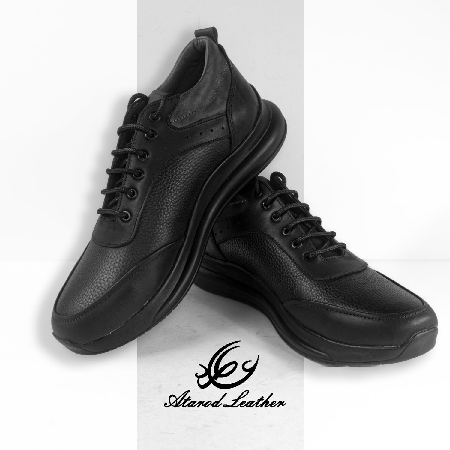 کفش روزمره مردانه چرم عطارد مدل چرم طبیعی کد SH37 -  - 6