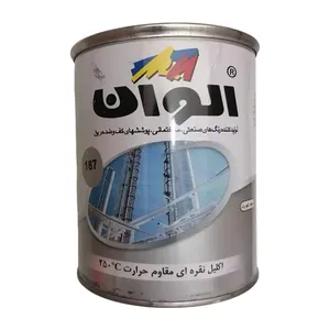 رنگ نسوز نقره ای الوان مدل 187 حجم 1 لیتر