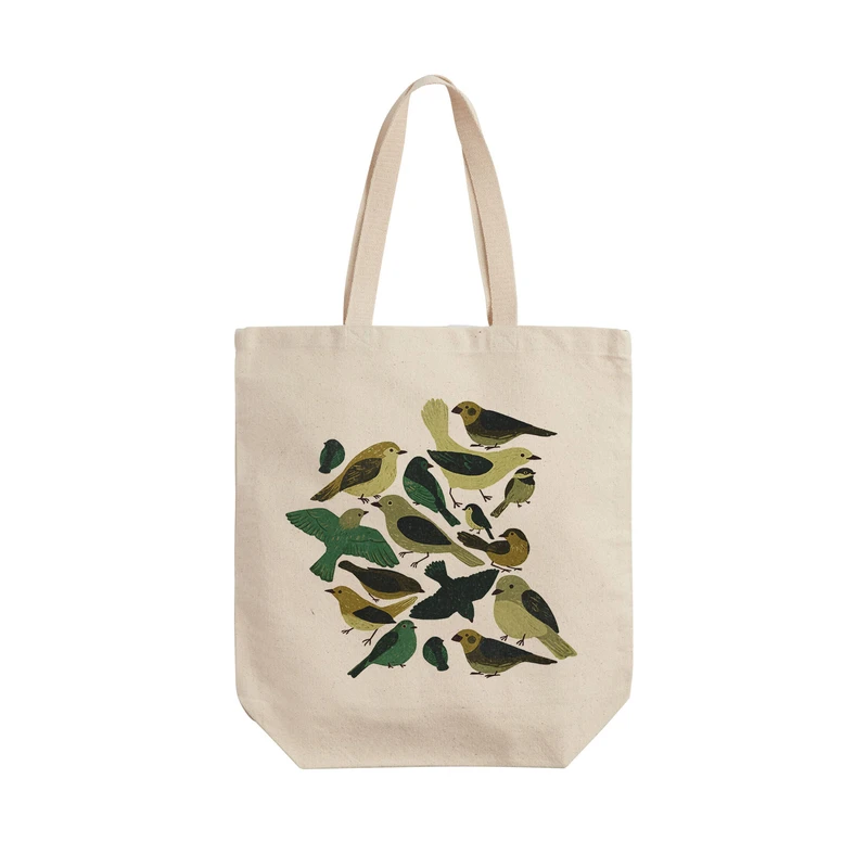 ساک خرید ترمه طراحان ایده مدل پرنده ها کد cfp1146 - L