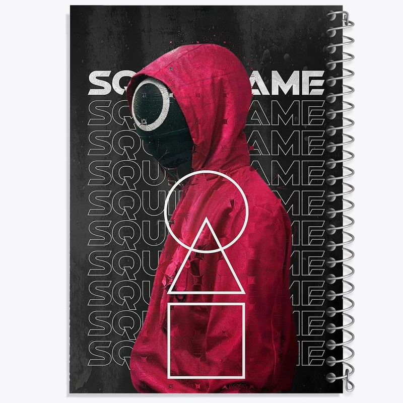 دفتر بولت ژورنال 50 برگ خندالو طرح بازی مرکب Squid Game کد 10802