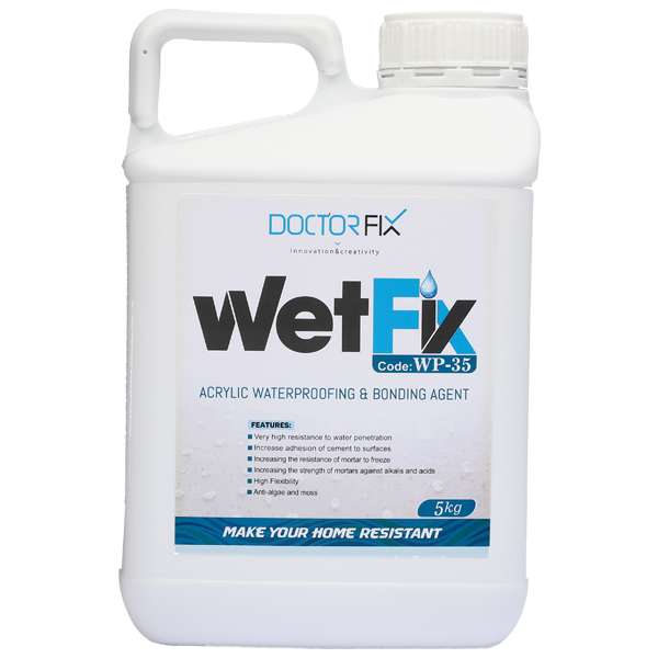 چسب آب بندی نانو آکریلیک مدل wp-35 حجم 5 لیتر