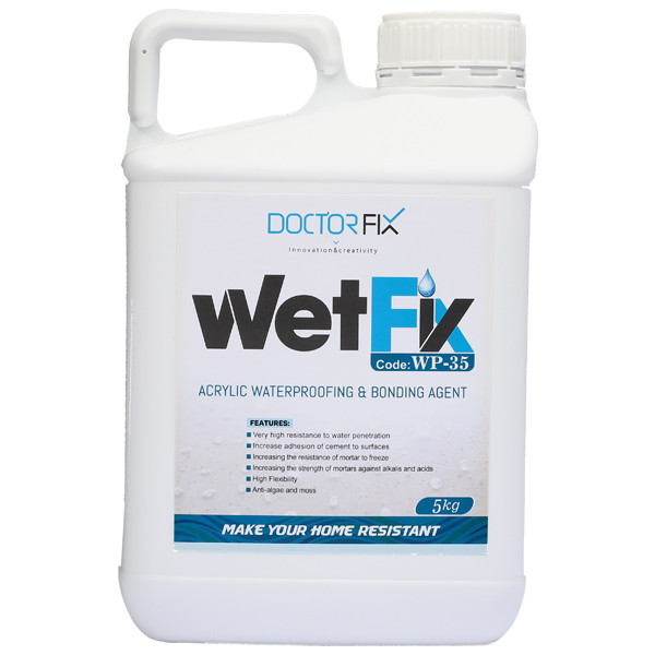 چسب آب بندی نانو آکریلیک مدل wp-35 حجم 5 لیتر