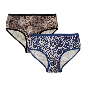 شورت زنانه مدل پوست ماری و پلنگی کد ZP146.9 مجموعه دو عددی